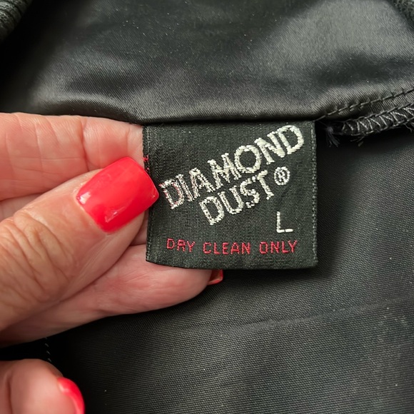 Vintage 70’s Diamond Dust Rolls Royce Satin Bomber Jacket - Picture 5 of 8